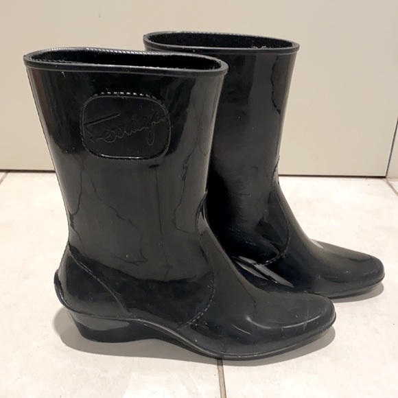 Ferragamo Rain Boots in Black - Picture 3 of 10